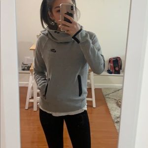 Nike tech fleece pullover cowl neck hoodie